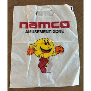 1980 Namco Amusement Zone White Small Plastic‎ Bag 15'' x 12''